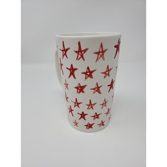 STARBUCKS 2014 RED STARS COFFEE MUG BLACK SIREN 16 OUNCES - Picture 5 of 12